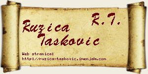 Ružica Tasković vizit kartica